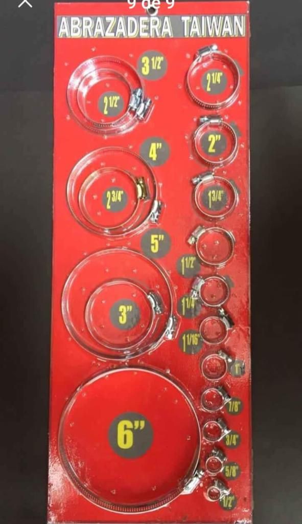 ABRAZADERA SIN FIN GALVANIZADA TAIWAN 2.1/2