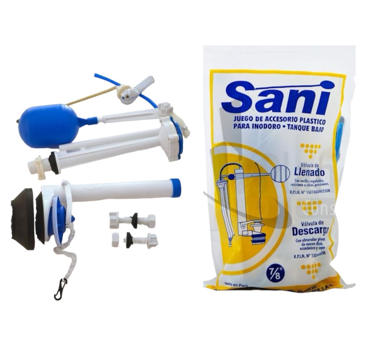 ACCESORIO P/TANQUE BAJO SANI 7/8