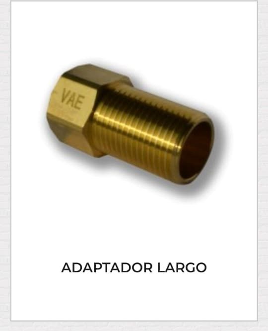ADAPTADOR DE BRONCE LARGO 1/2x1.1/2