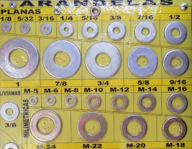 ANILLO PLANO 3/4 ZINC