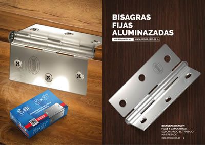 BISAGRA FIJAS ALUMINIZADAS DRAGON 1