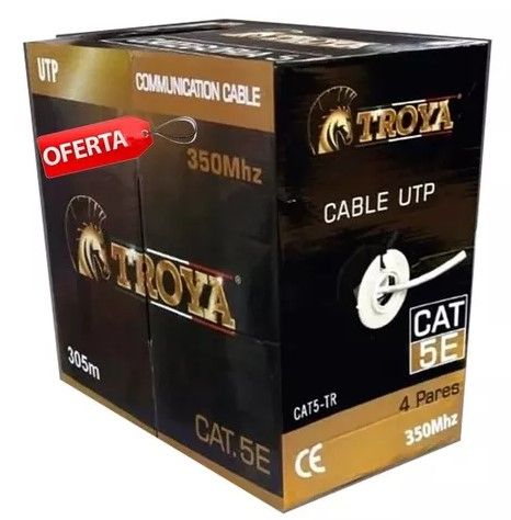 CABLE UTP CAT5-TR 4PARES 26AWG-305 MTS-TROYA