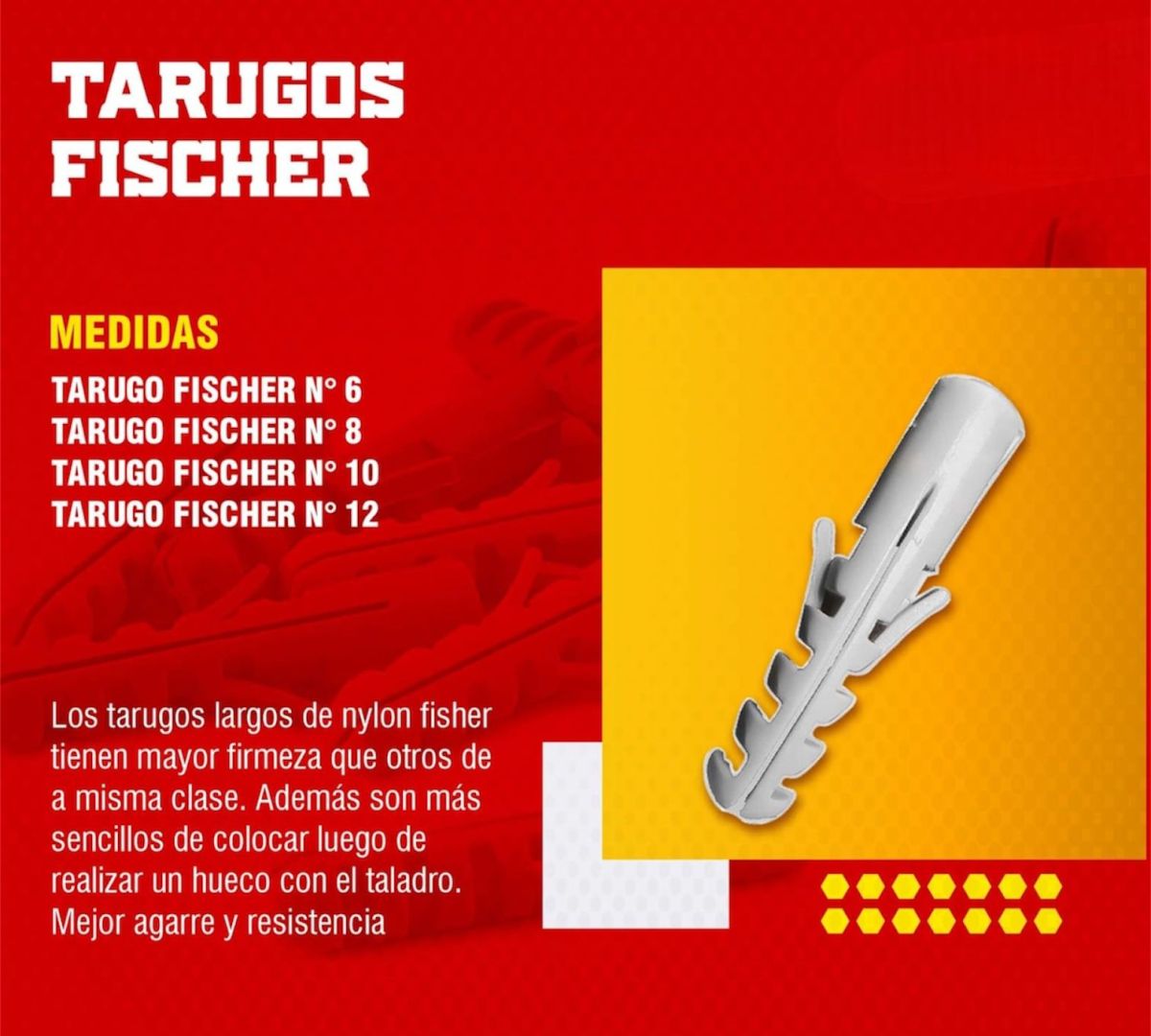 TARUGO FISCHER #12 -1/2 CIENTO