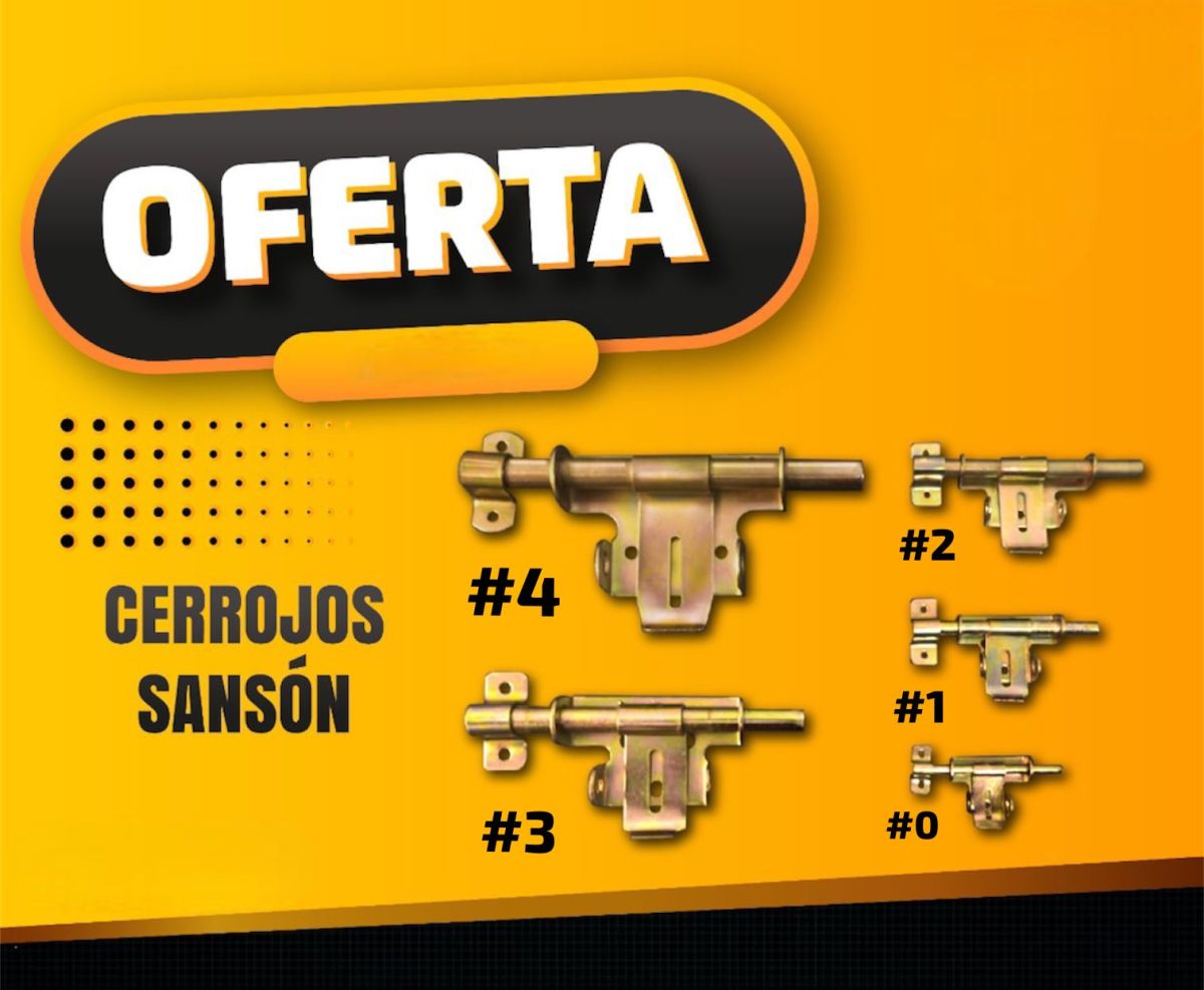 CERROJO SANSON # 1 BEBE 5/16