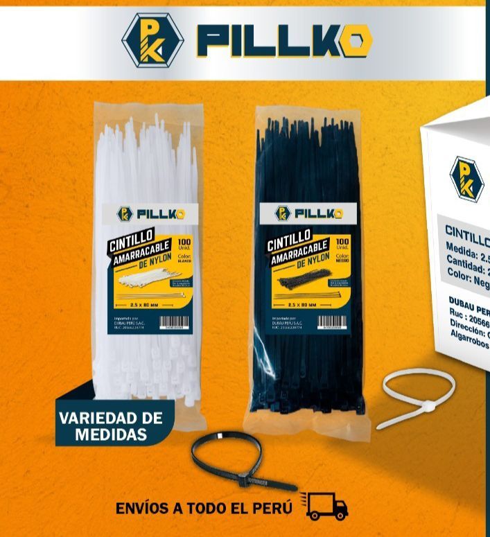 CINTILLO NEGRO 4.8X450 PILLKO