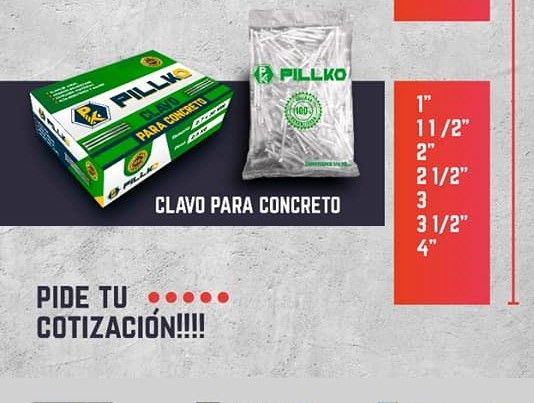 CLAVO DE ACERO NEGRO LISO 1.1/2 -40 PILLKO CJA X 500GR