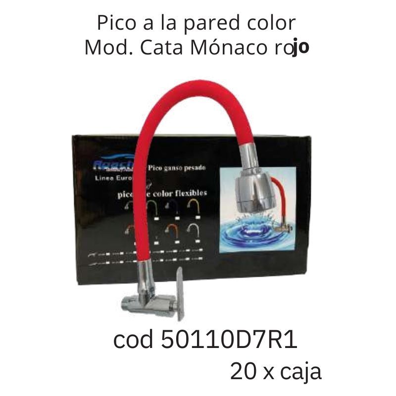 LLAVE PICO GANZO DOMESTICO PARED ROJO MONACO 12025