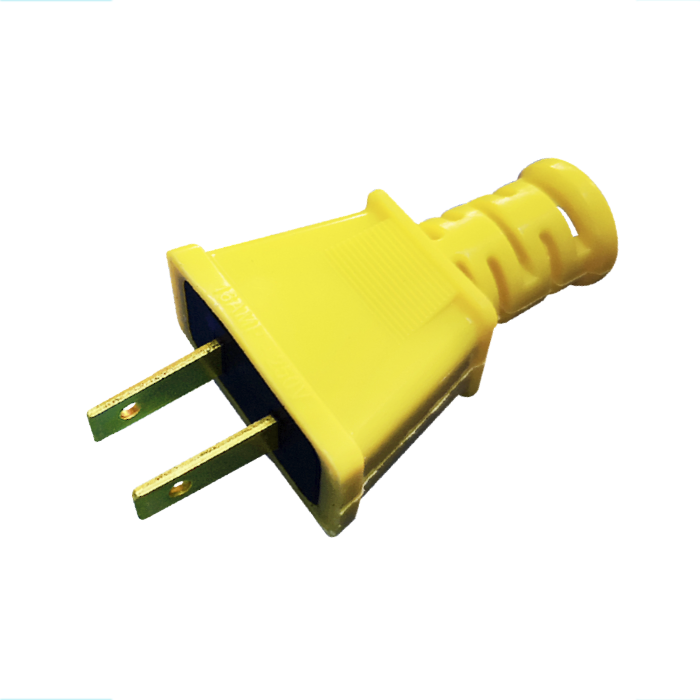 ENCHUFE ESPIGA PLANA OPALUX AMARILLO 220V-P517A