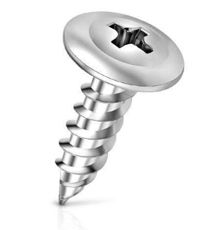 TORNILLO WAFER PUNTA FINA ZINC 8X1 CJ1000