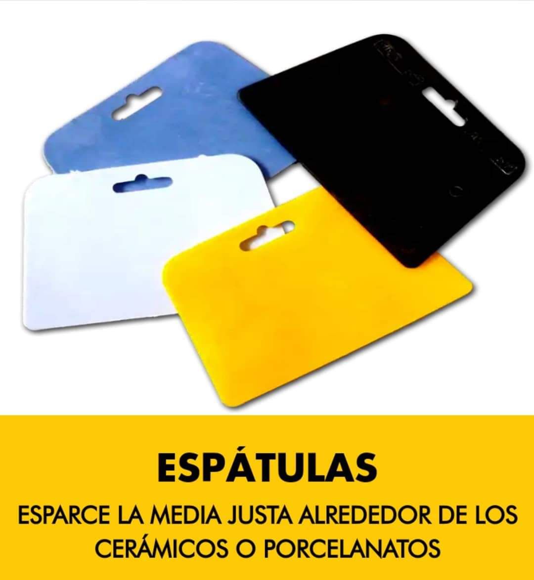 ESPATULAS DE PVC 4 SIDERPLAST