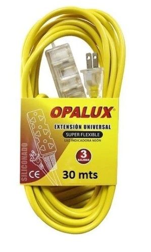 EXTENSION AMARILLA 3/T 30MT OPALUX OP FL1230