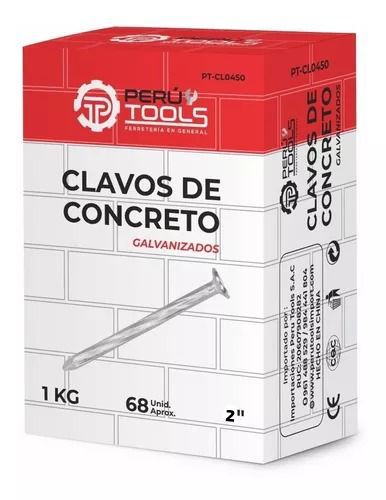CLAVO ACERO P/CONCRETO 2 PERU TOOLS X KG
