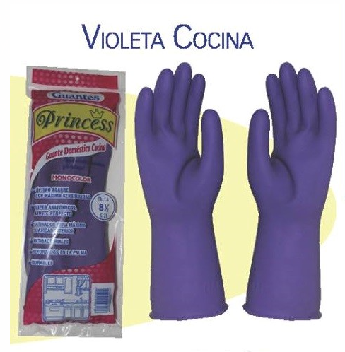 GUANTE P/COCINA VIOLETA TALLA 7