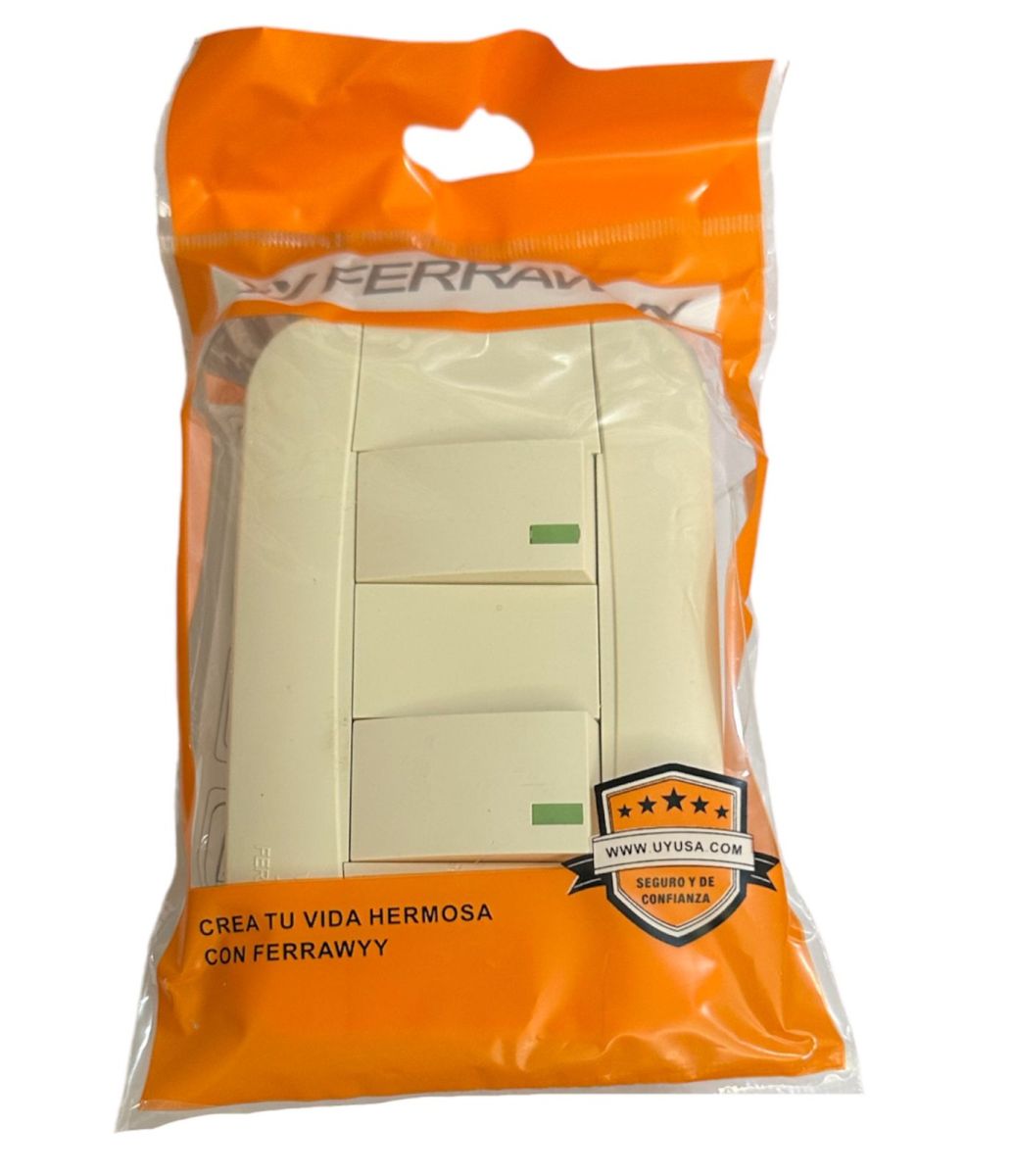 INTERRUPTOR DOBLE P/E ABS FERRAWYY - INT402FY