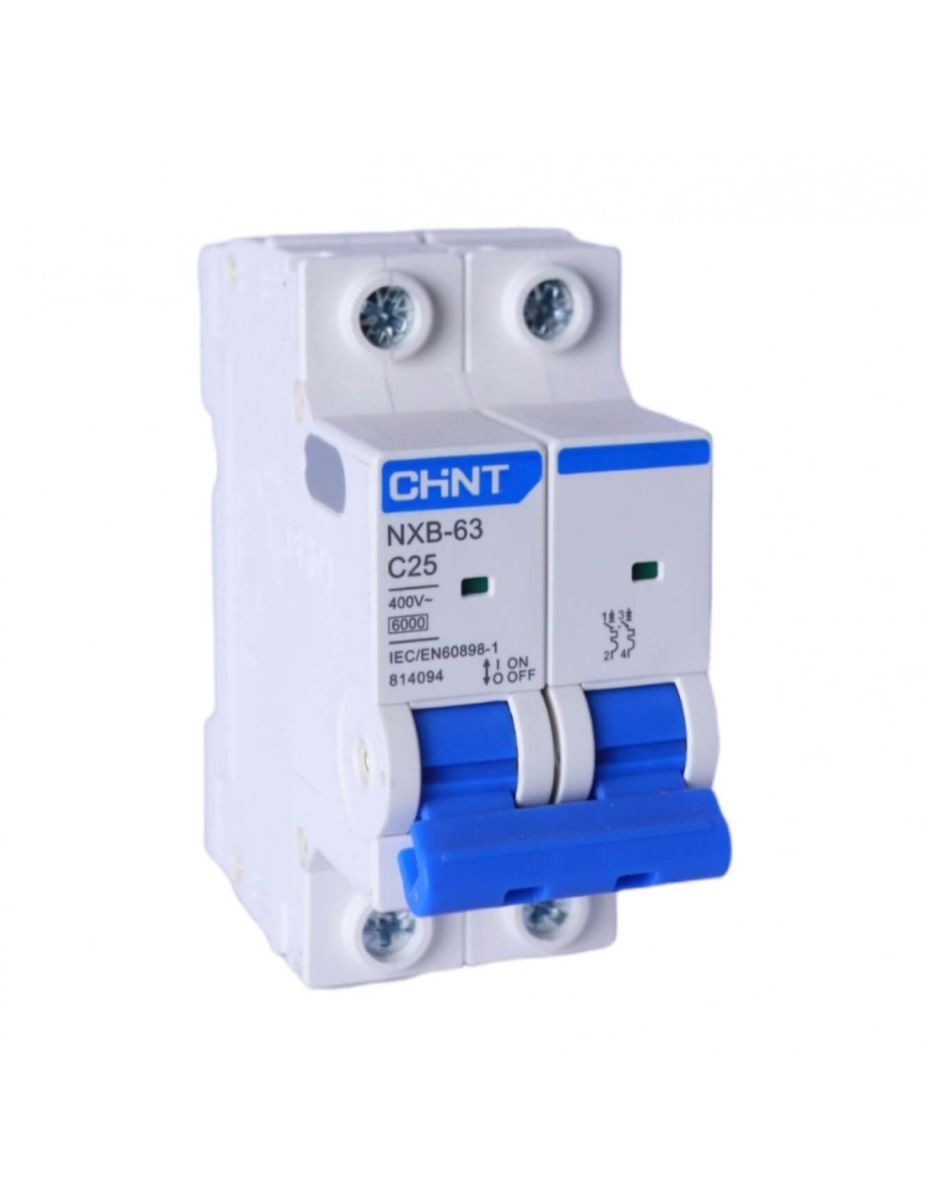 INTERRUPTOR TERMOMAGNETICO BIPOLAR 25-A/ CHINT