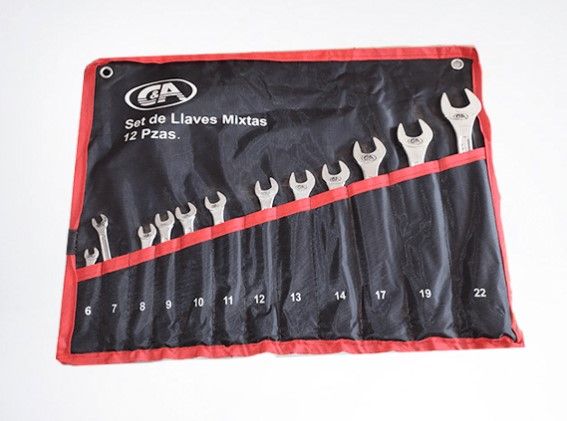 JUEGO DE LLAVES MIXTA MM SET 12 PZAS C&A ( 6-22 ) 