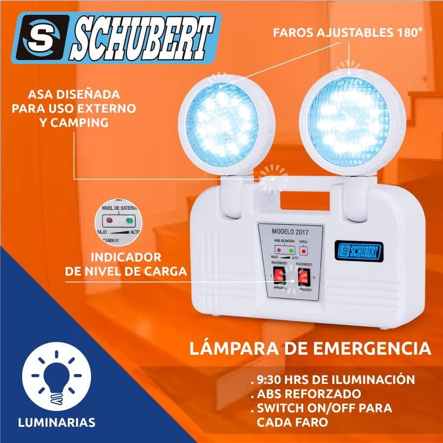 LAMPARA DE EMERGENCIA SCHUBERT