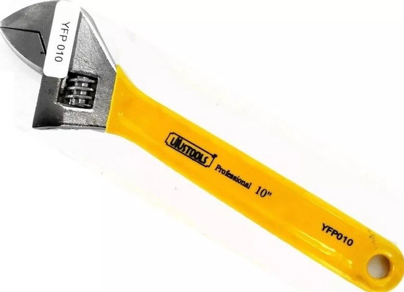 LLAVE FRANCESA M/P 10 AMARILLO- UYUSTOOLS