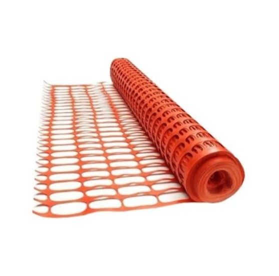 MALLA DE SEGURIDAD 1MX50 YARD. NARANJA