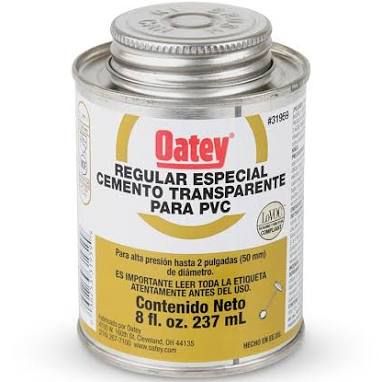 PEGAMENTO OATEY P/TUBERIA PVC DORADO 1/16