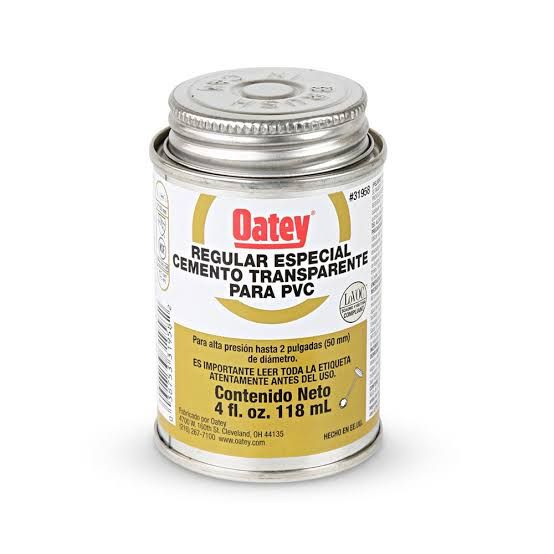 PEGAMENTO OATEY P/TUBERIA PVC DORADO 1/32 (24und)118ml- 4onz