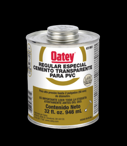 PEGAMENTO OATEY P/TUBERIA PVC DORADO 1/4 