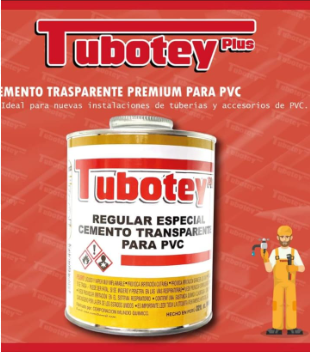 PEGAMENTO TUBOTEY PLUS DORADO  1/4 C/APL-946ML