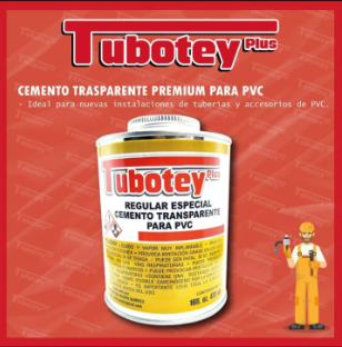 PEGAMENTO TUBOTEY PLUS DORADO C/APL-1/8-473ML