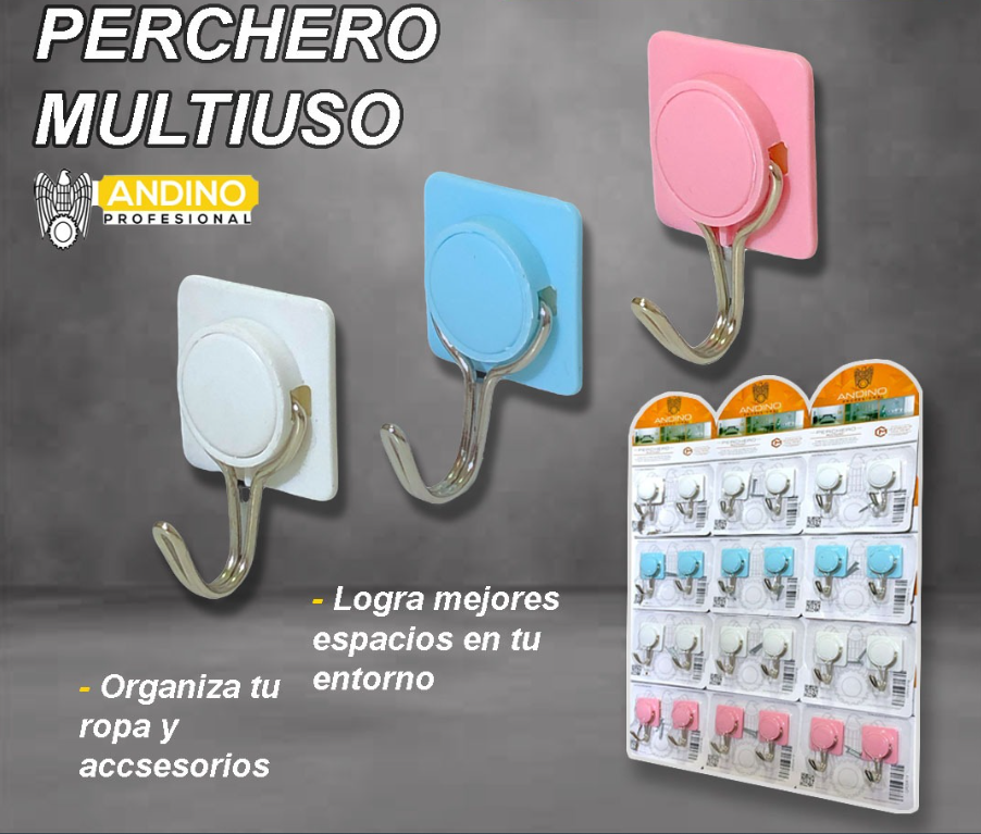 PERCHEROS ANDINO BLISTER X 24 UND