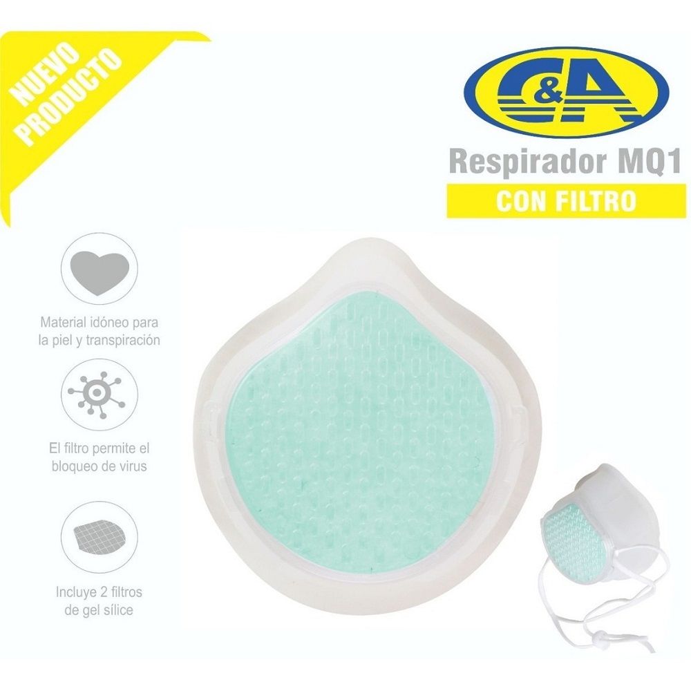 RESPIRADOR MQ1 CON FILTRO C&A