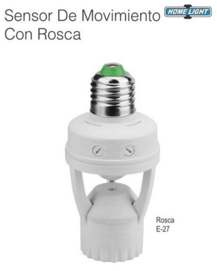 SENSOR DE MOVIMIENTO 360G/6MTS- C/ROSCA- HOME LIGH