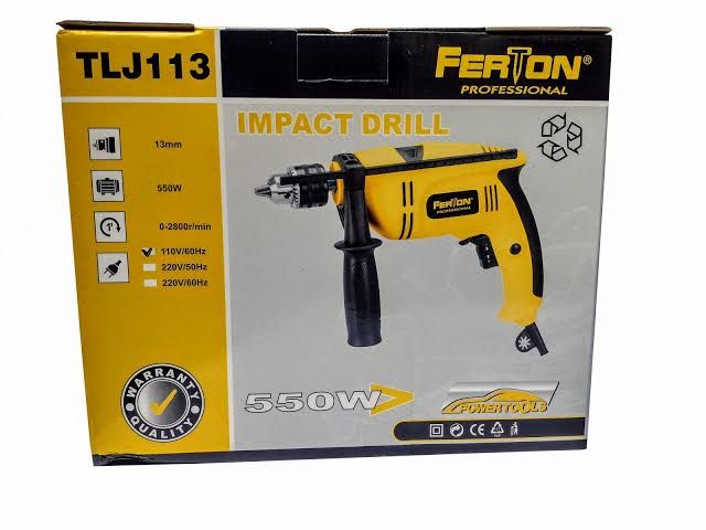 TALADRO 13MM - 550W- FERTON- PRO FERTON