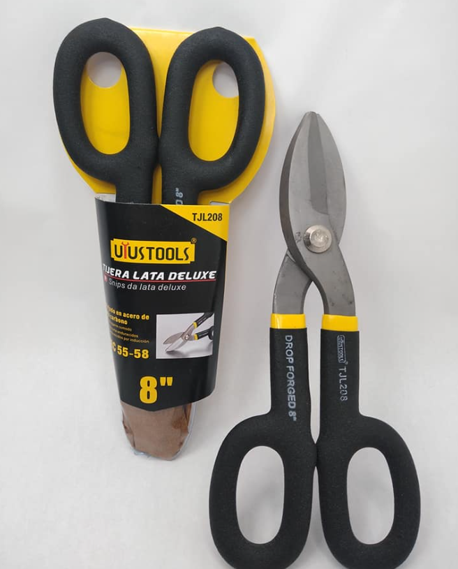 TIJERA HOJALATERA DELUXE 8 UYUST TJL208