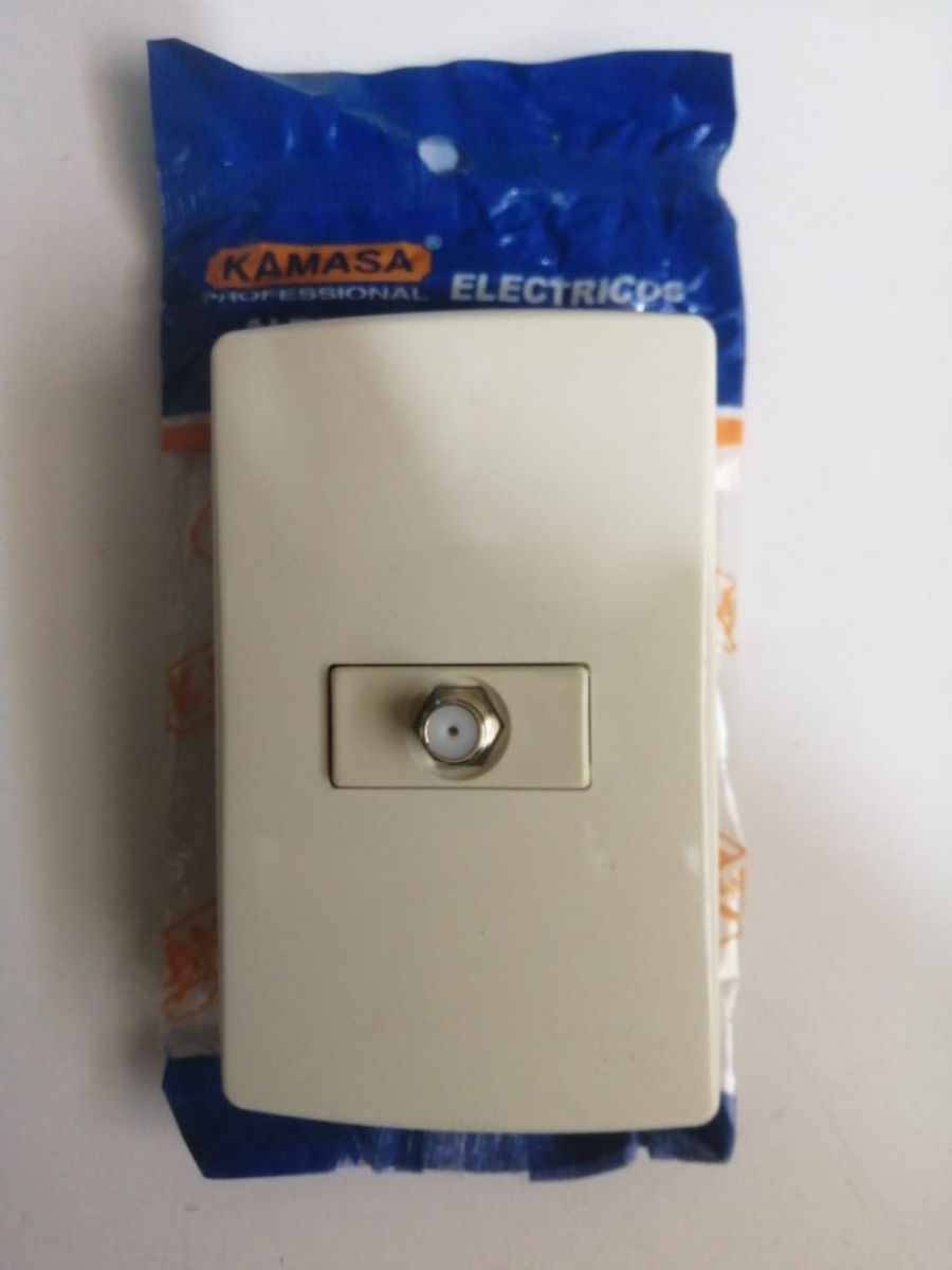 TOMA TV COAXIAL P/EMPOTRADO KAMASA