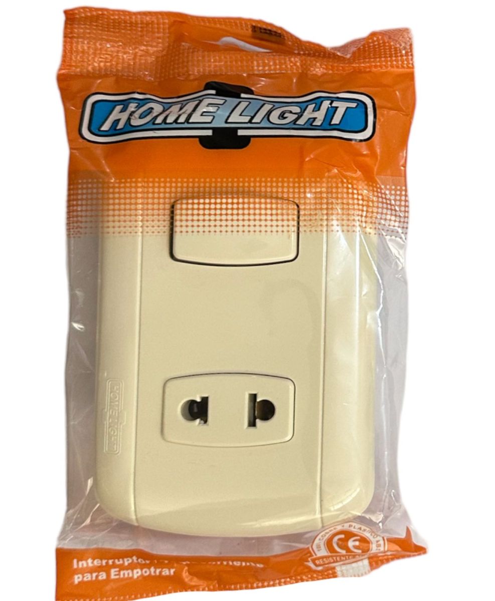 TOMACORRIENTE MIXTO P/EMPOTRAR HOME LIGHT