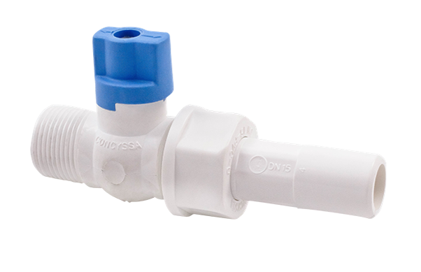VALVULA CORPORATION DE 3/4 PVC CONCYSSA ISO 20