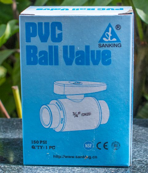 VALVULA ESFERICA PVC 1 C/R SANKING 
