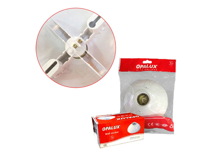 WALL SOCKET OVAL BLANCO OPALUX OP48WH