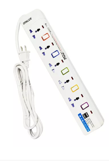 SUPRESOR DE PICO 5TOMAS OPALUX OP-105USB