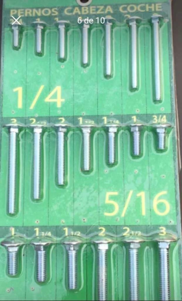 PERNO COCHE 5/16X4 ZC  SOLO