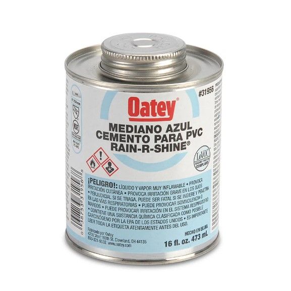 PEGAMENTO OATEY  P/TUBERIA PVC AZUL 1/8 (24unid)