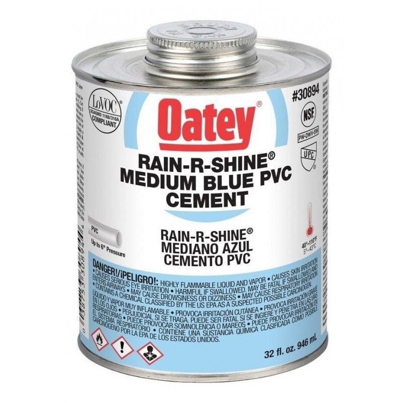 PEGAMENTO OATEY  P/TUBERIA PVC AZUL 1/4 (12unid)