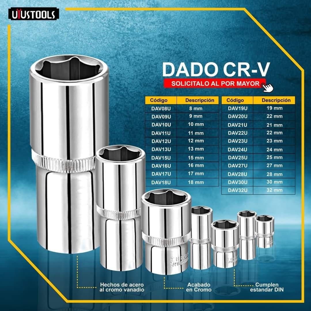 DADO 15MM UYUSTOOLS DAV15U