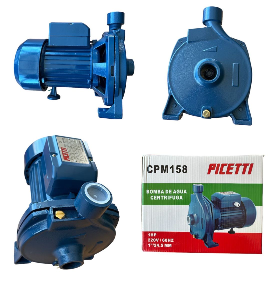 ELECTROBOMBA CENTRIFUGA 1 HP 220V  PICETTI