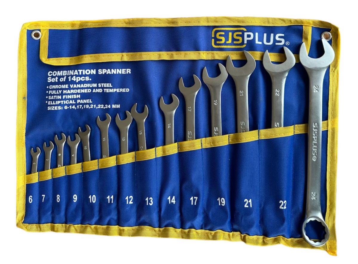 JUEGO DE LLAVES MIXTA 14PCS (6-24) 3/18 SJSPLUS