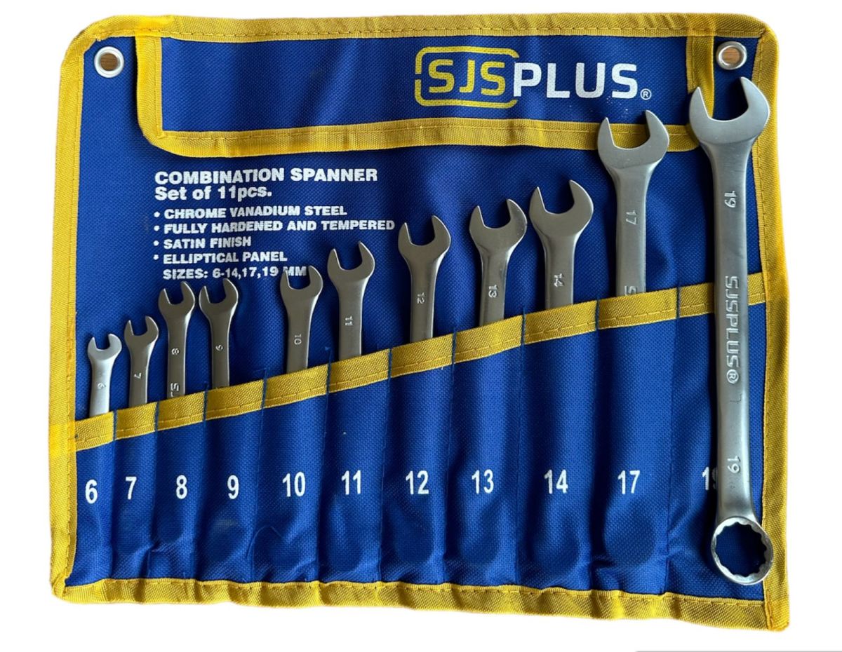 JUEGO DE LLAVES MIXTA 11PCS (6-19) 5/30 SJSPLUS