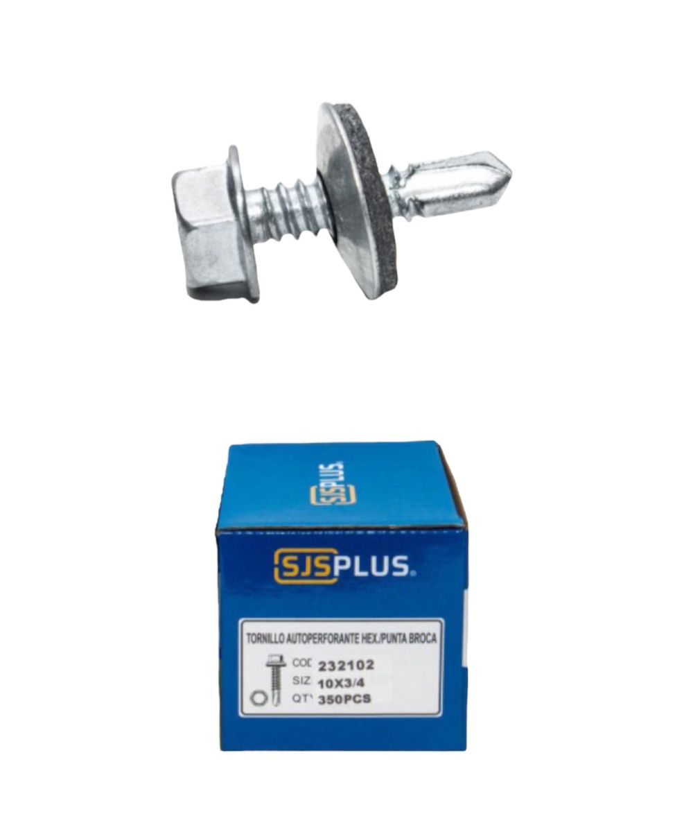 AUTOPERFORANTE PNTA BROCA/ARANDELA 10X1.1/2 SJS CJ1000