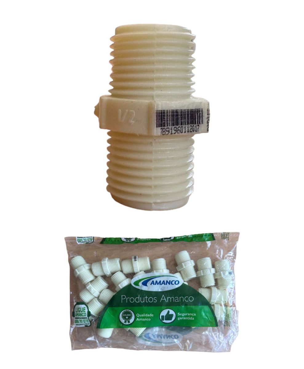 NIPLE PVC 1/2 AKROS PAVCO