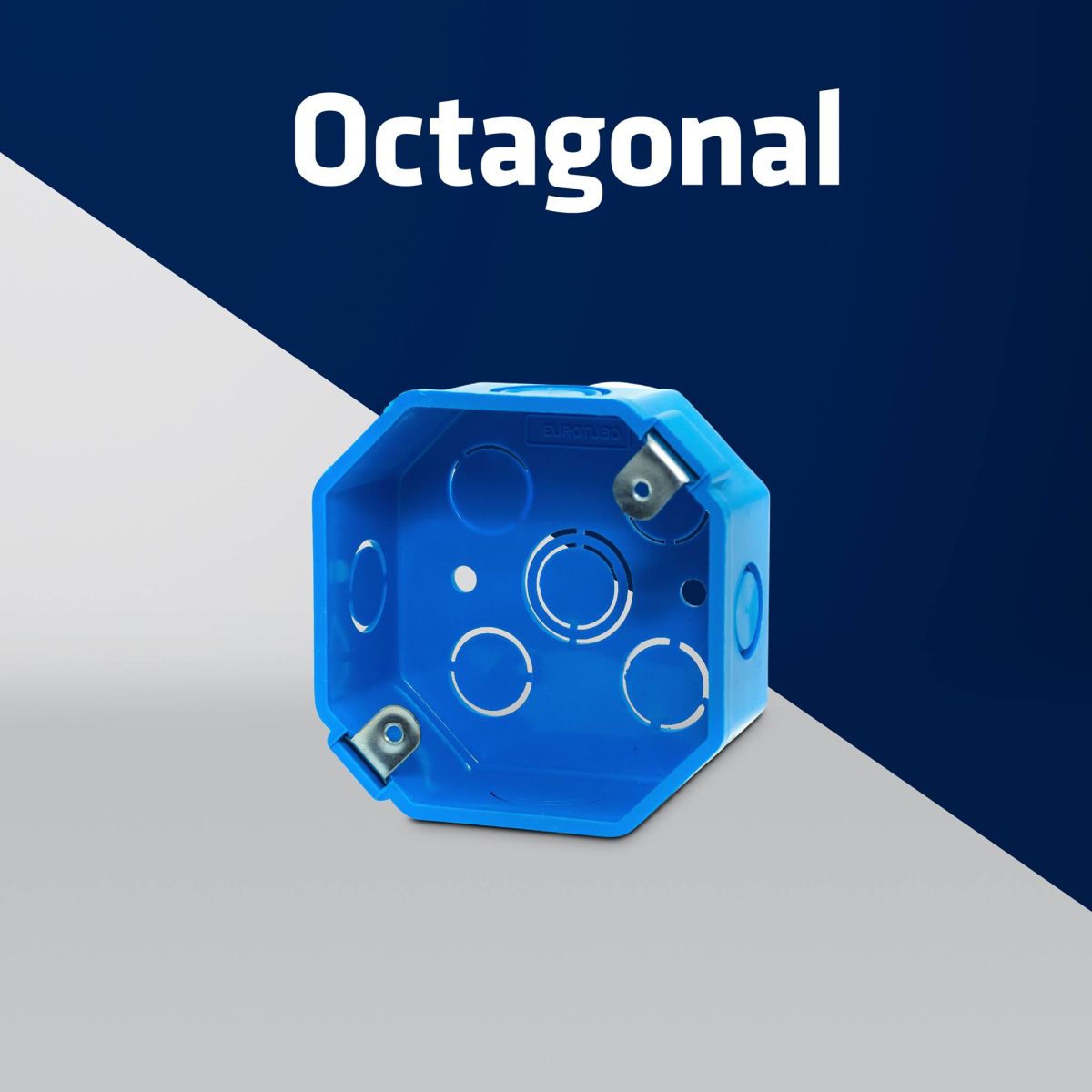 CAJA OCTOGONAL PVC EUROTUBO