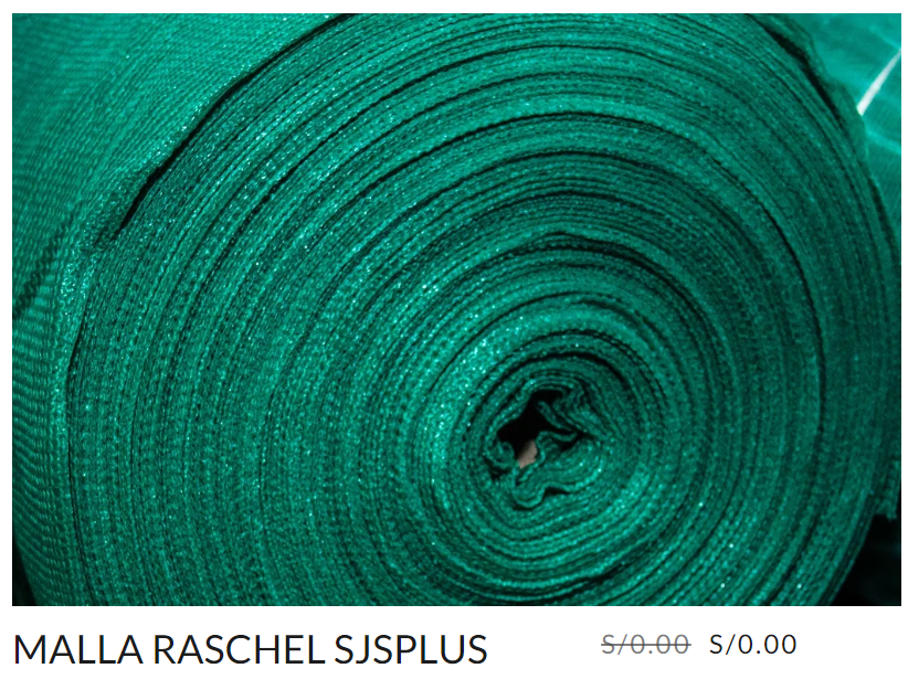 MALLA RASCHEL 4.2MX100M NEGRO-VERDE SJS SOMB 80%